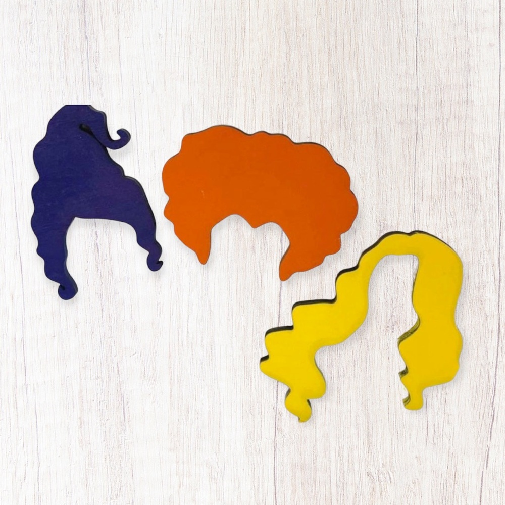 🖤🧡💜💛 Hocus Pocus Magnet Set 🖤🧡💜💛